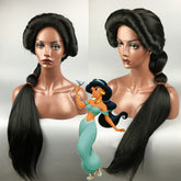 Movie Aladdin the Movie Princess Jasmine Cosplay Wig Halloween Cosplay Costume
